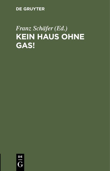 Produktbild: Kein Haus ohne Gas!
