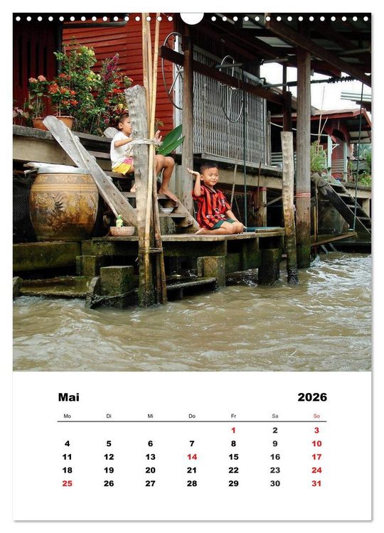 Produktbild: Thailand - Eine kleine Rundreise (Wandkalender 2026 DIN A3 hoch), CALVENDO Monatskalender