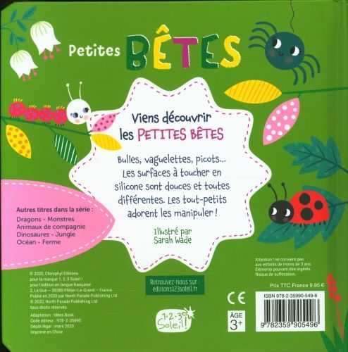 Produktbild: Livre &agrave; toucher - Petites b&ecirc;tes