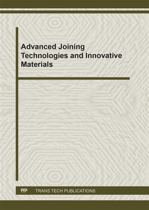 Produktbild: Advanced Joining Technologies and Innovative Materials