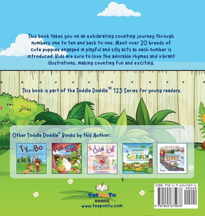 Produktbild: Toddle Doddle 123 - Ten Cute Puppies