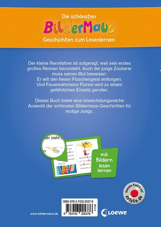 Produktbild: Die sch&ouml;nsten Bildermaus-Geschichten zum Lesenlernen f&uuml;r mutige Jungs
