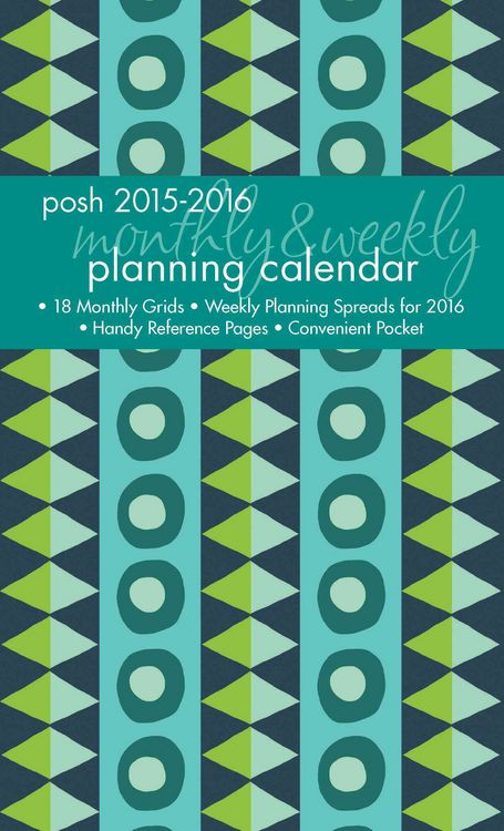 Produktbild: Posh 2015-2016 Monthly & Weekly Planning Calendar