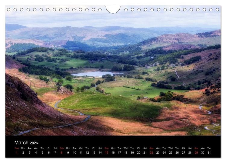 Produktbild: Cumbria - Lake District (Wall Calendar 2026 DIN A4 landscape), CALVENDO 12 Month Wall Calendar