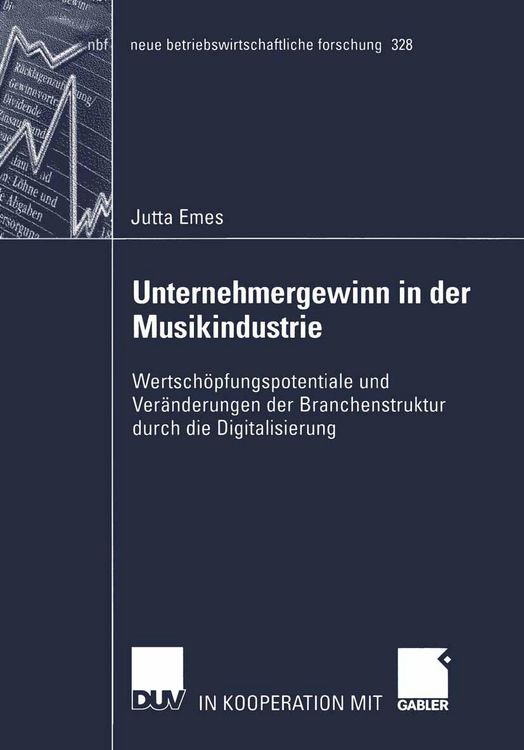 Produktbild: Unternehmergewinn in der Musikindustrie