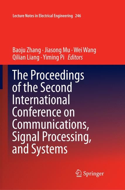 Produktbild: The Proceedings of the Second International Conference on Communications, Signal Processing, and Systems