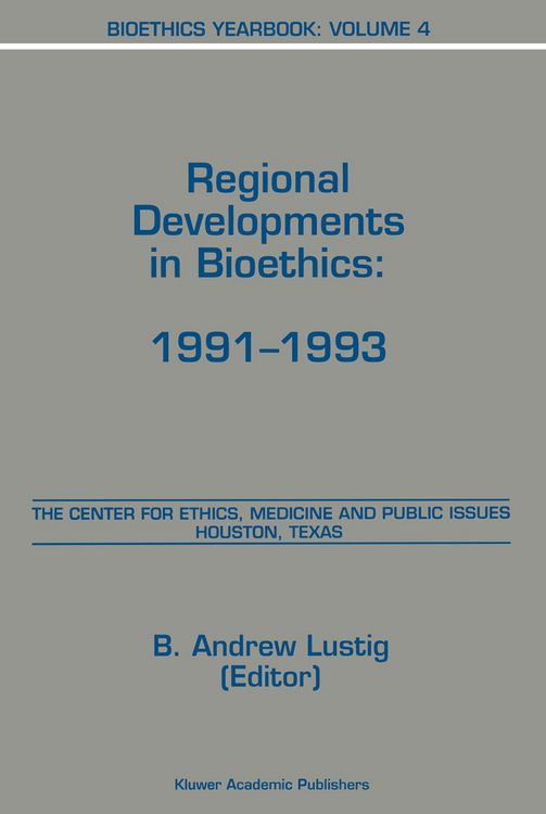 Produktbild: Bioethics Yearbook