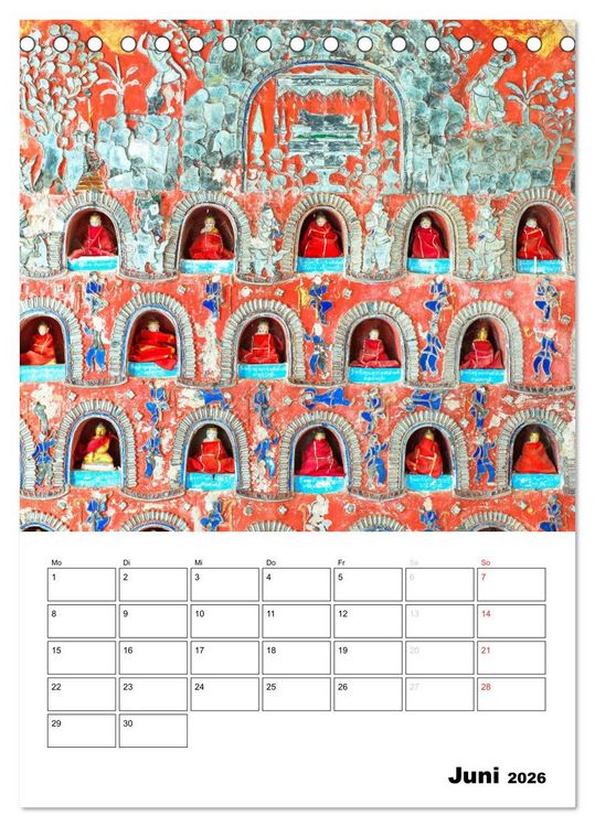 Produktbild: MEDITATION - Wellness f&uuml;r die Seele (Tischkalender 2026 DIN A5 hoch), CALVENDO Monatskalender