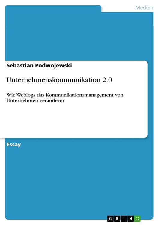 Produktbild: Unternehmenskommunikation 2.0