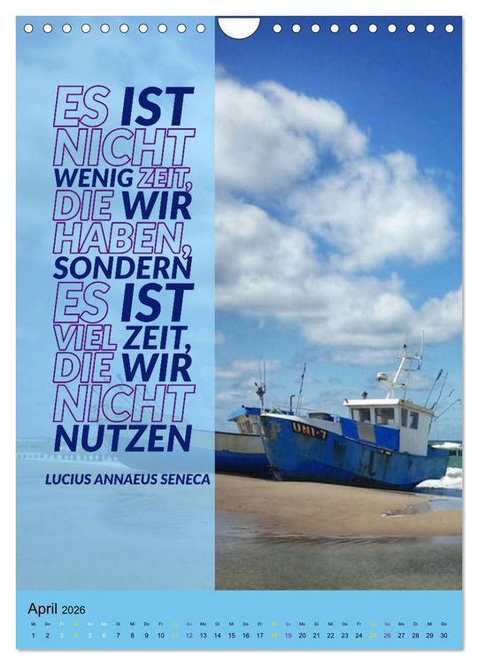 Produktbild: Aktiviere Deine Motivation Weisheiten und Spr&uuml;che (Wandkalender 2026 DIN A4 hoch), CALVENDO Monatskalender