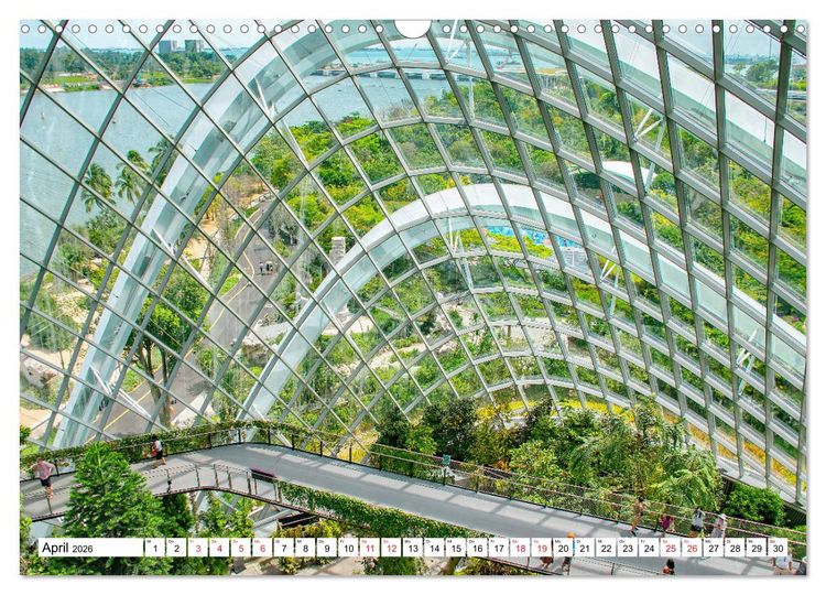 Produktbild: Singapur - faszinierende Stadt (Wandkalender 2026 DIN A3 quer), CALVENDO Monatskalender