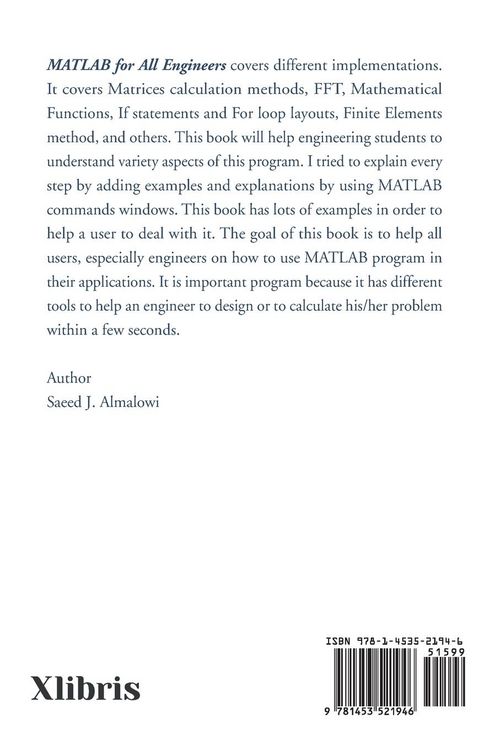 Produktbild: Matlab for All Engineers