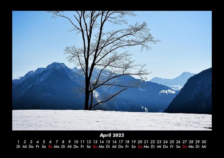 Produktbild: Berge 2025 Fotokalender DIN A3