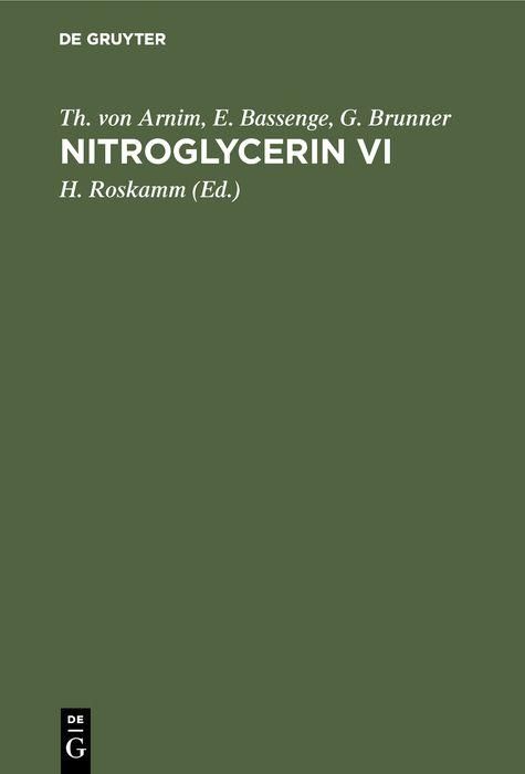 Produktbild: Nitroglycerin VI