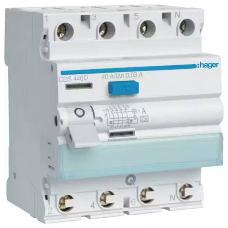 Produktbild: Hager CDS440D Fehlerstrom-Schutzschalter