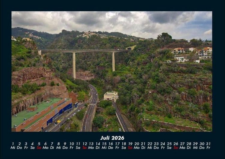 Produktbild: Landschaftskalender 2026 Fotokalender DIN A4