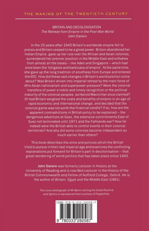 Produktbild: Britain and Decolonisation