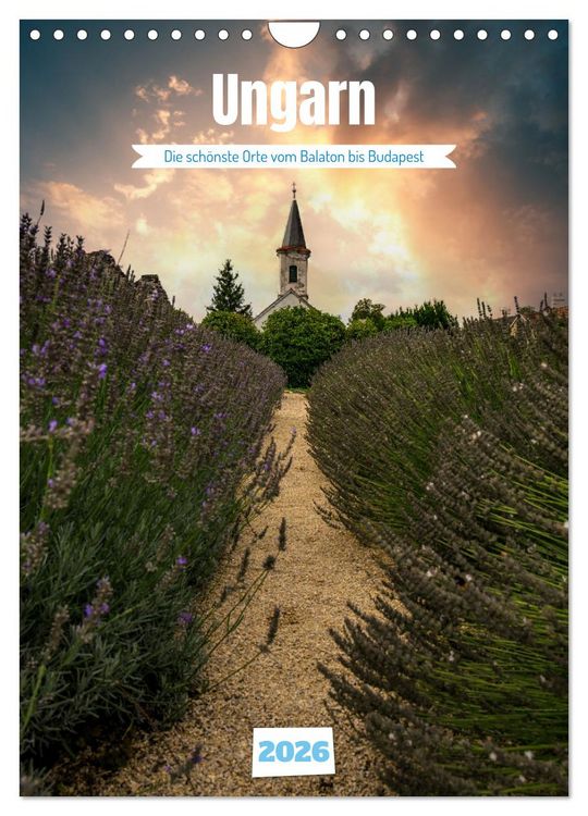 Produktbild: Die sch&ouml;nsten Orte vom Balaton nach Budapest (Wandkalender 2026 DIN A4 hoch), CALVENDO Monatskalender