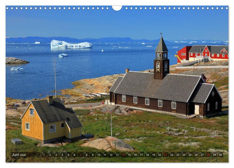 Produktbild: Gr&ouml;nland - Ilulissat und die Diskobucht (Wandkalender 2026 DIN A3 quer), CALVENDO Monatskalender