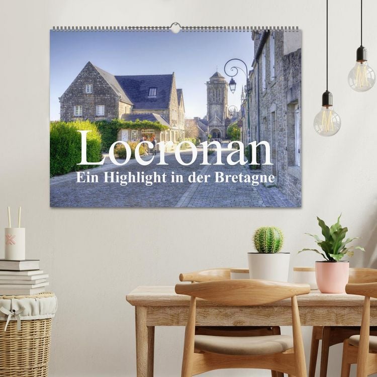 Produktbild: Locronan, ein Highlight in der Bretagne (Wandkalender 2026 DIN A2 quer), CALVENDO Monatskalender