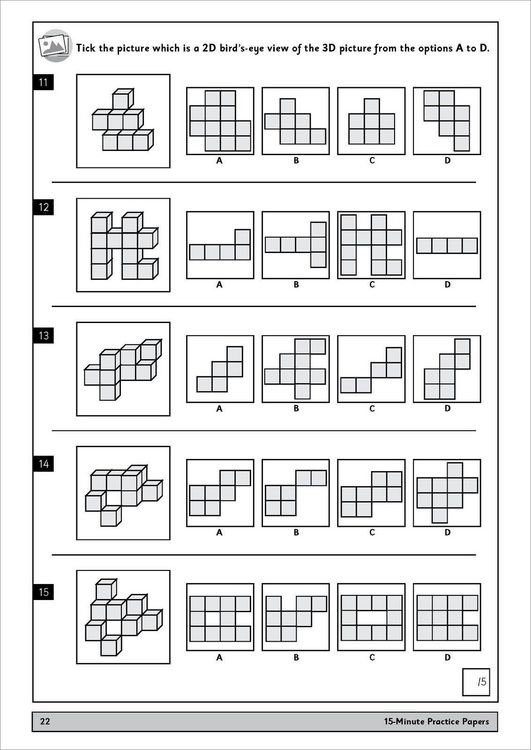 Produktbild: 11+ 15-Minute Practice Papers for the CEM Test Ages 10-11