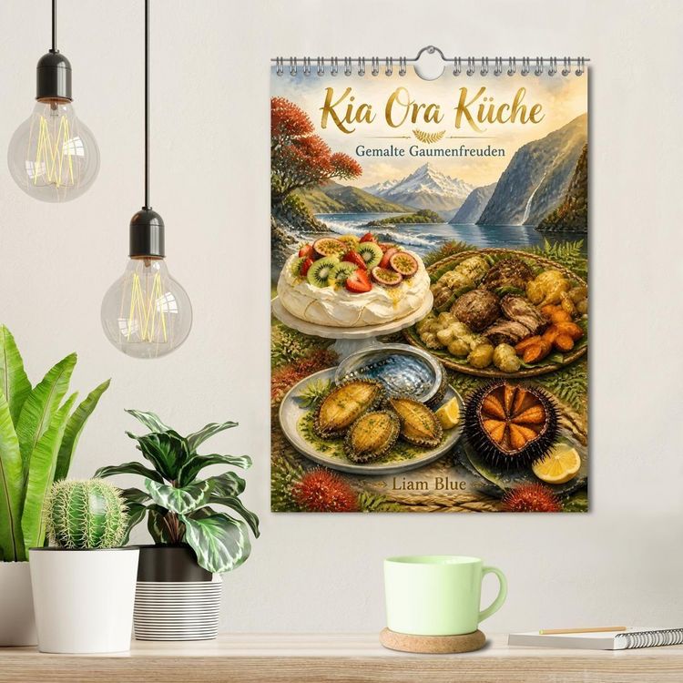 Produktbild: Kia Ora K&uuml;che - Gemalte Gaumenfreuden (Wandkalender 2027 DIN A4 hoch), CALVENDO Monatskalender