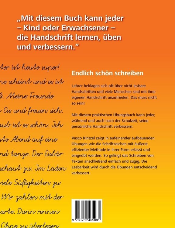 Produktbild: Vereinfachte Ausgangsschrift (VA) - Handschrift lernen, &uuml;ben und verbessern