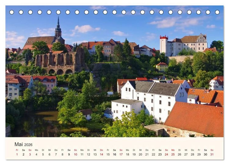 Produktbild: Bautzen - Perle der Oberlausitz (Tischkalender 2026 DIN A5 quer), CALVENDO Monatskalender