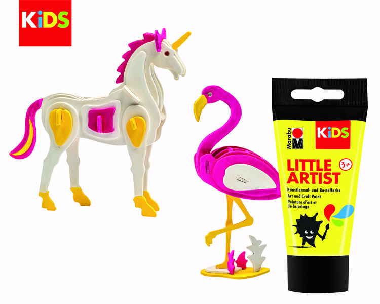 Produktbild: Marabu KiDS Little Artist Paint & Puzzle Einhorn