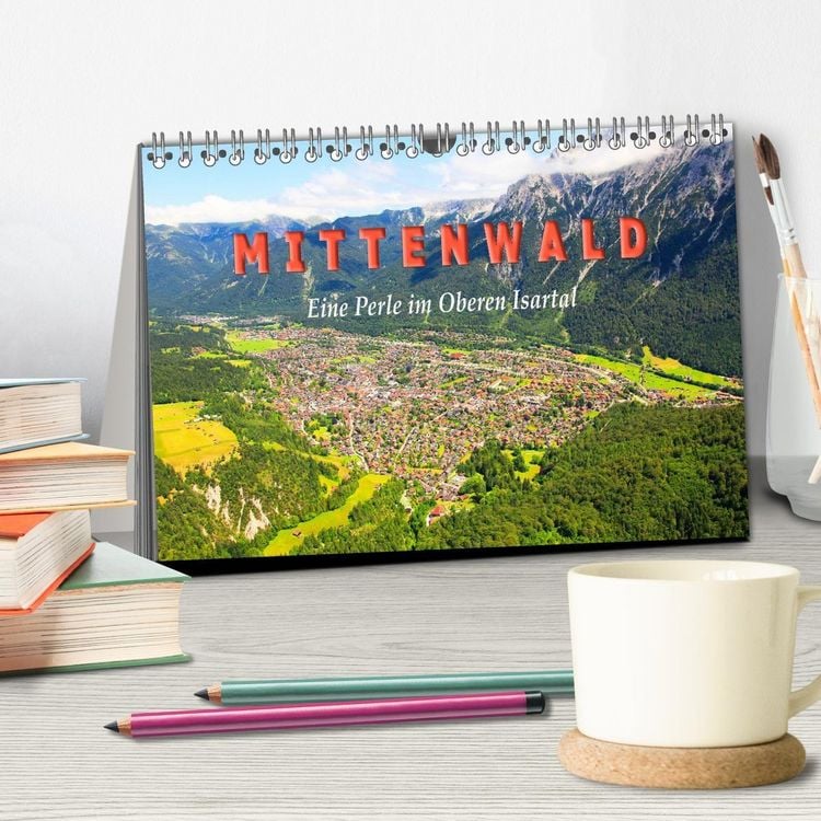 Produktbild: MITTENWALD Eine Perle im Oberen Isartal (Tischkalender 2027 DIN A5 quer), CALVENDO Monatskalender