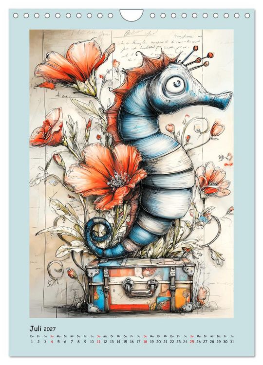 Produktbild: Kleine Wunder. Fantasie zwischen Zeit, Herz und Poesie (Wandkalender 2027 DIN A4 hoch), CALVENDO Monatskalender