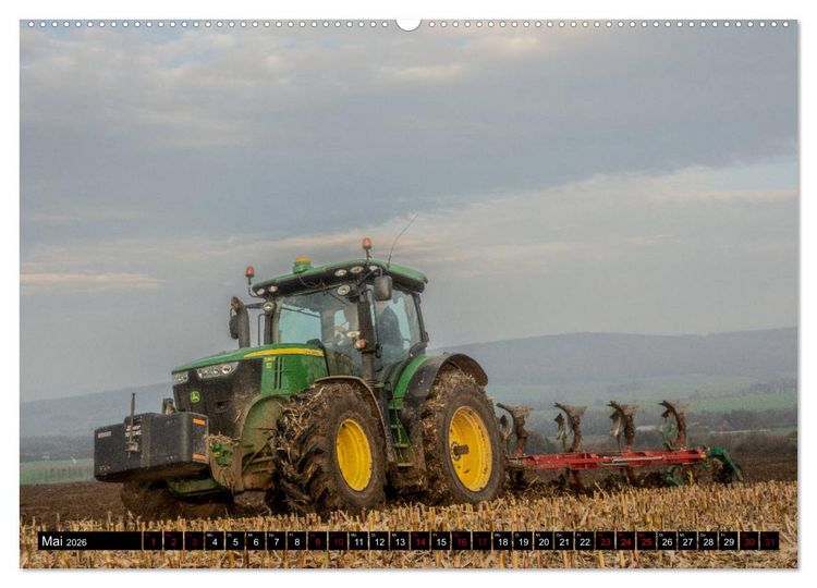 Produktbild: Landtechnik 2026 (hochwertiger Premium Wandkalender 2026 DIN A2 quer), Kunstdruck in Hochglanz