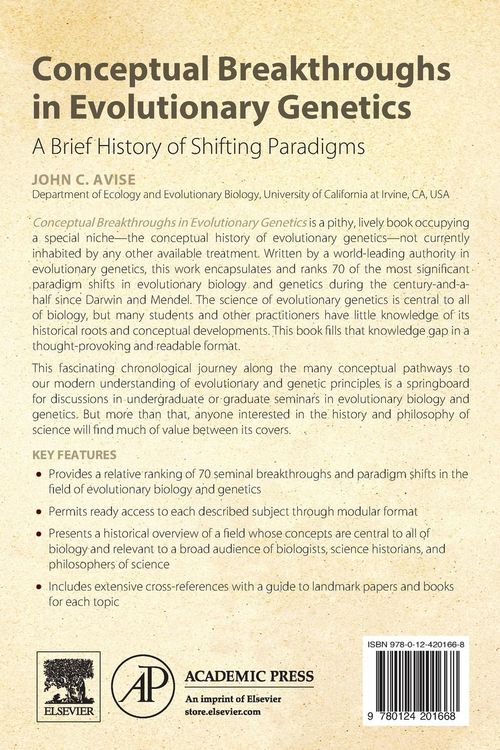 Produktbild: Conceptual Breakthroughs in Evolutionary Genetics