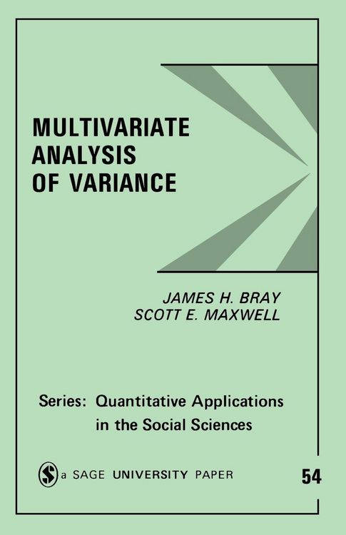 Produktbild: Multivariate Analysis of Variance