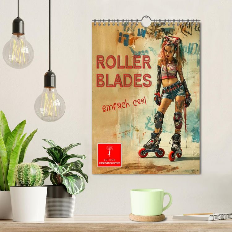 Produktbild: Rollerblades - einfach cool (Wandkalender 2026 DIN A4 hoch), CALVENDO Monatskalender