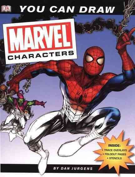Produktbild: You Can Draw Marvel Characters [With Stencil]
