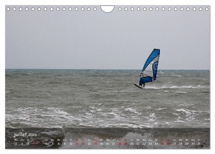 Produktbild: Plaisirs nautiques (Calendrier mural 2026 DIN A4 vertical), CALVENDO calendrier mensuel