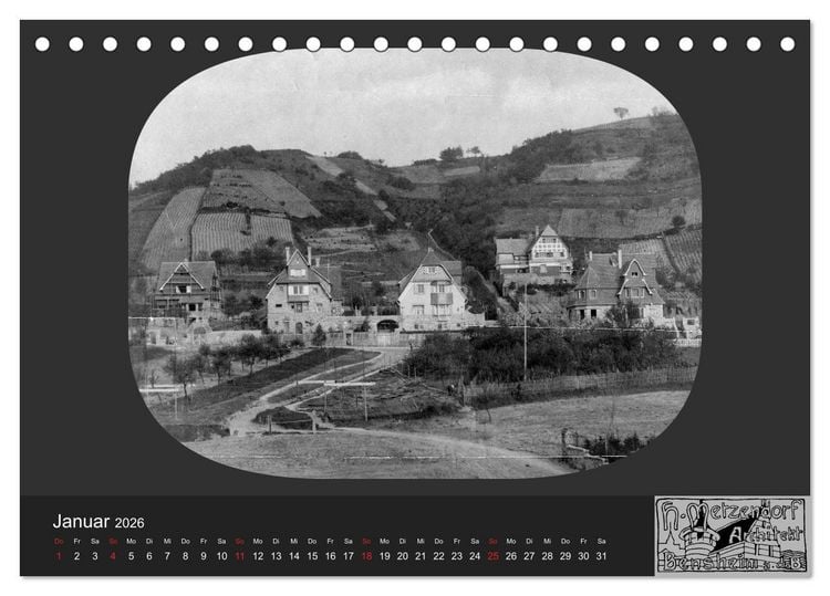 Produktbild: Lebensr&auml;ume um 1900 (Tischkalender 2026 DIN A5 quer), CALVENDO Monatskalender