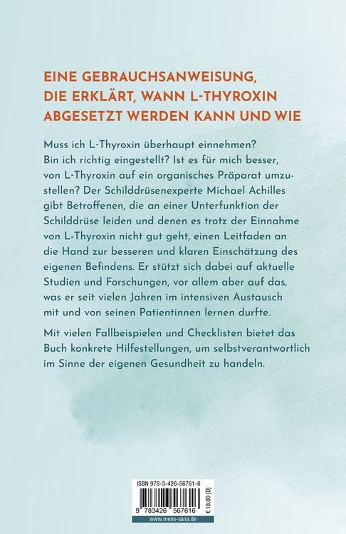 Produktbild: L-Thyroxin ein Leben lang?