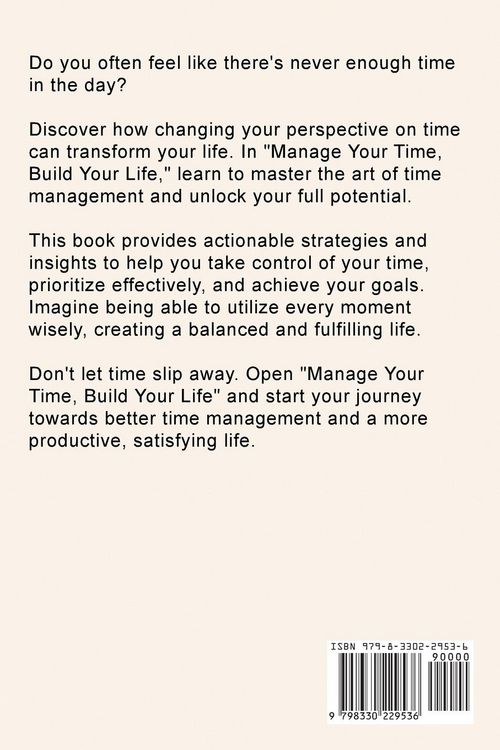 Produktbild: Manage Your Time, Build Your Life