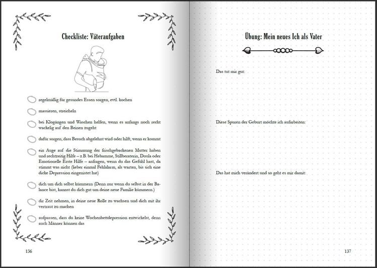 Produktbild: Wochenbett - &Uuml;berlebenshandbuch, Tagebuch und Anker f&uuml;r die ersten Wochen nach der Geburt