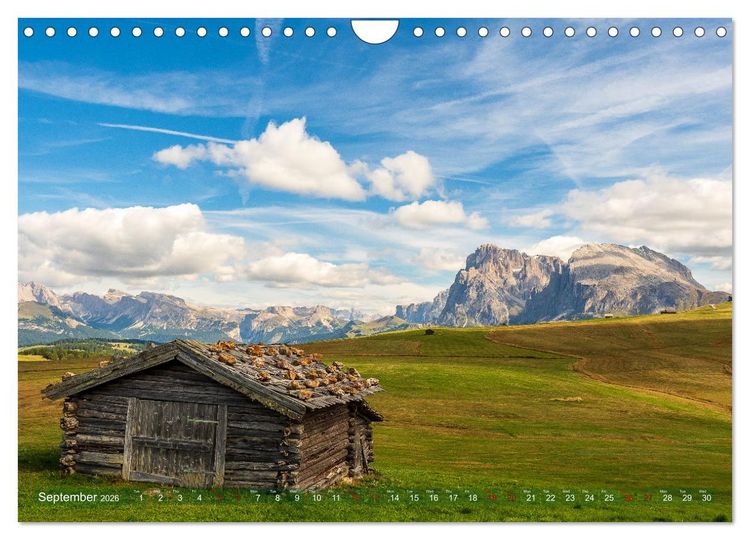 Produktbild: Fascinating Dolomite Alps (Wall Calendar 2026 DIN A4 landscape), CALVENDO 12 Month Wall Calendar