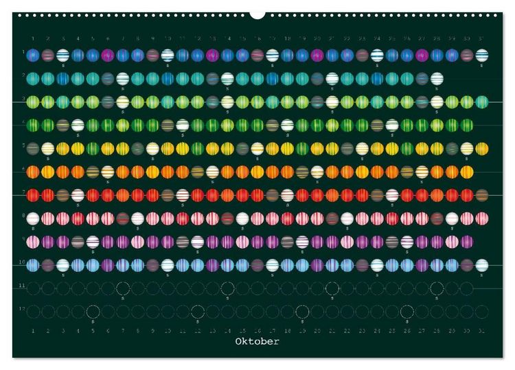 Produktbild: Perlenkalender (Wandkalender 2027 DIN A2 quer), CALVENDO Monatskalender