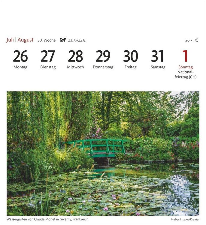 Produktbild: Traumziele Sehnsuchtskalender 2027 - Wochenkalender mit 53 Postkarten