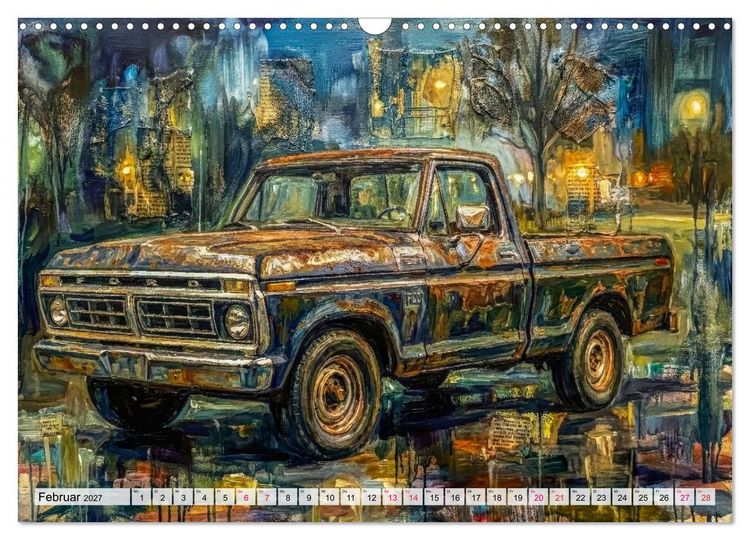 Produktbild: Patina und PS (Wandkalender 2027 DIN A3 quer), CALVENDO Monatskalender