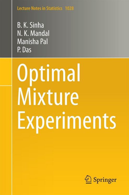 Produktbild: Optimal Mixture Experiments