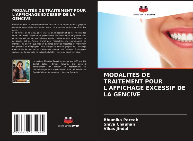 Produktbild: MODALIT&Eacute;S DE TRAITEMENT POUR L'AFFICHAGE EXCESSIF DE LA GENCIVE