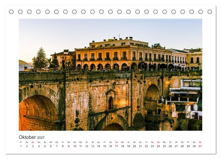 Produktbild: Pen&iacute;nsula Ib&eacute;rica (Tischkalender 2027 DIN A5 quer), CALVENDO Monatskalender