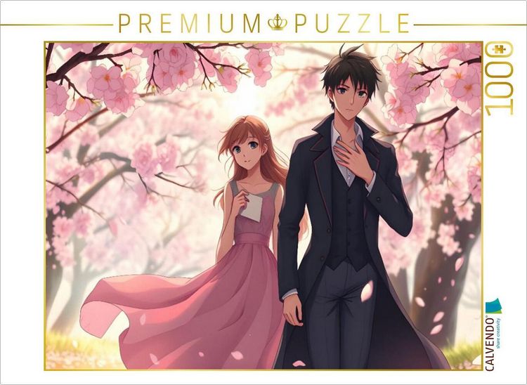 Produktbild: CALVENDO Puzzle Kirschbl&uuml;ten und Versprechen | 1000 Teile Lege-Gr&ouml;&szlig;e 64x48cm Foto-Puzzle f&uuml;r gl&uuml;ckliche Stunden
