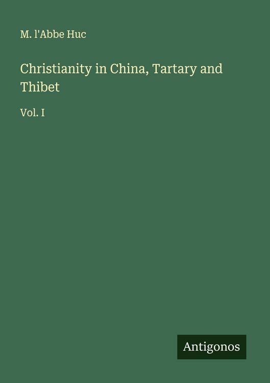 Produktbild: Christianity in China, Tartary and Thibet